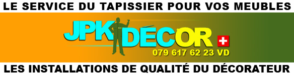 Le service du tapissier pour vos meubles - JPK decor - les installations de qualité du décorateur